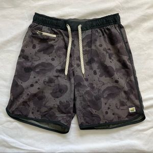 Vuori Men’s Black Paint Print Kore Shorts